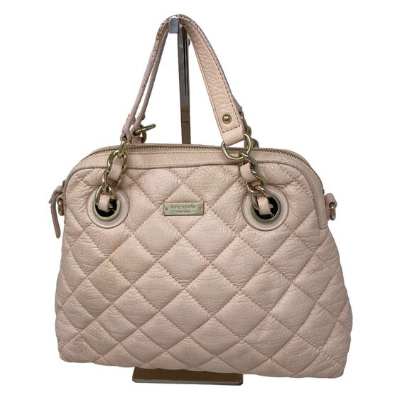 Kate Spade New York Gold Coast Georgiana Light Pink Quilted Crossbody Handbag - Picture 2 of 16